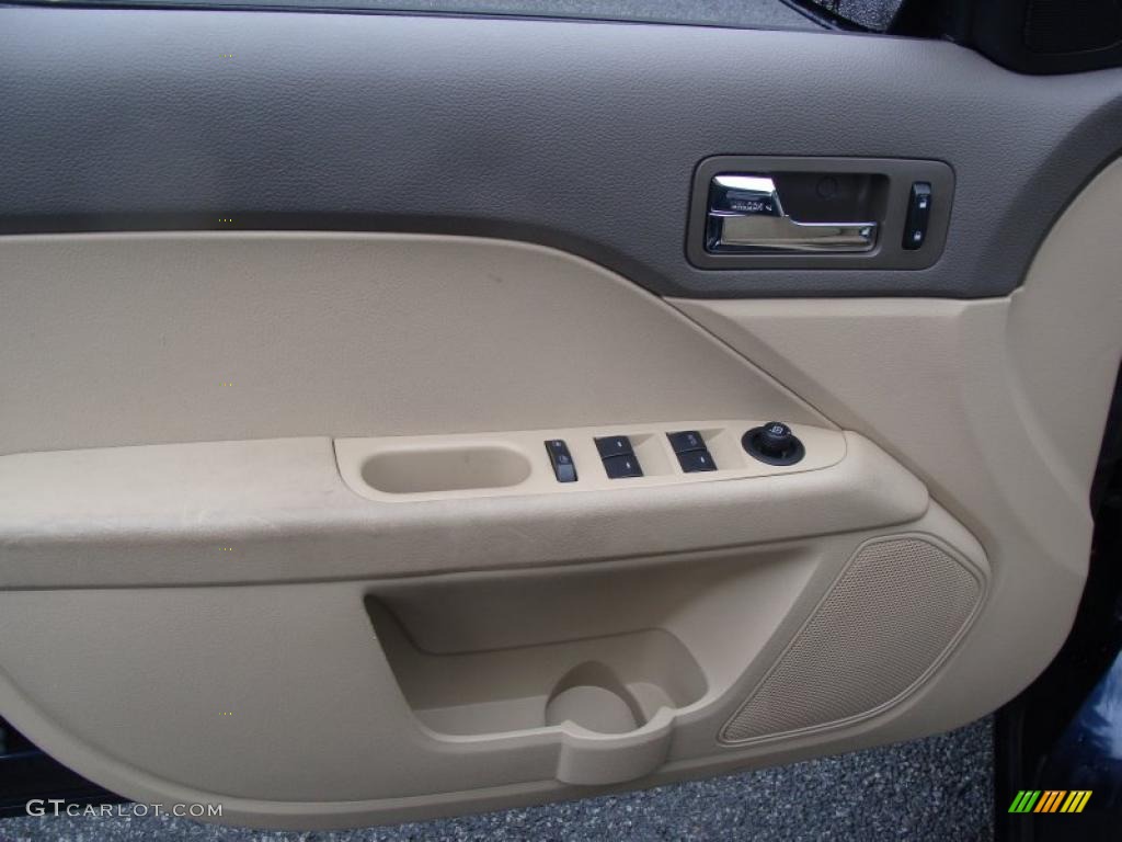 2009 Fusion SE - Dark Blue Ink Metallic / Camel photo #10