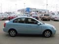 2009 Ice Blue Hyundai Accent GLS 4 Door  photo #7