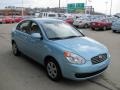 2009 Ice Blue Hyundai Accent GLS 4 Door  photo #8