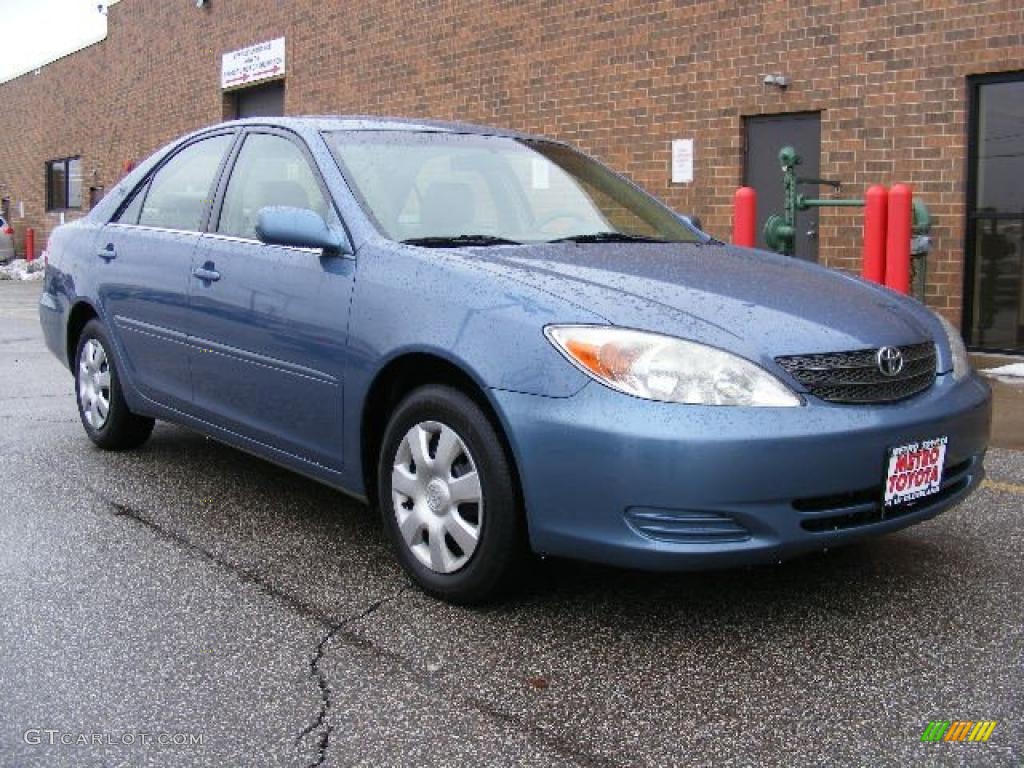 2003 Camry LE - Catalina Blue Metallic / Taupe photo #1