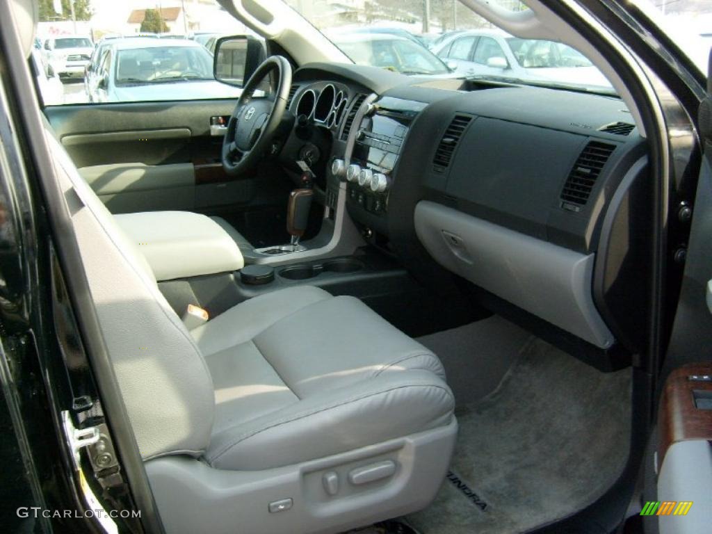 2010 Tundra Limited Double Cab 4x4 - Black / Graphite Gray photo #9