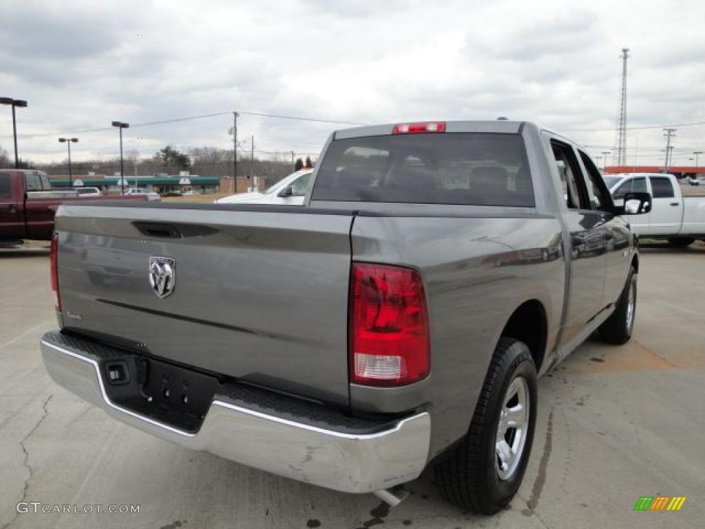 2010 Ram 1500 ST Crew Cab - Mineral Gray Metallic / Dark Slate/Medium Graystone photo #5