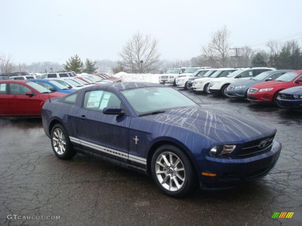 2010 Mustang V6 Premium Coupe - Kona Blue Metallic / Charcoal Black photo #1