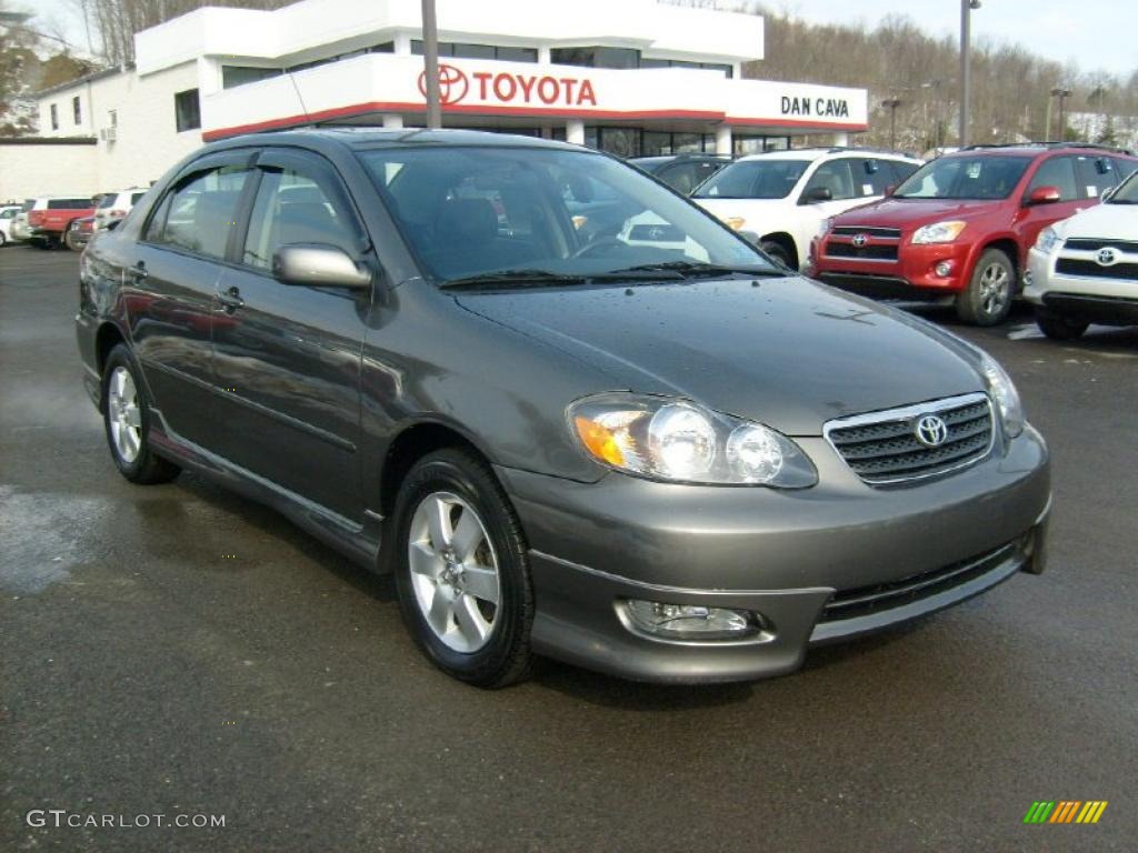 2007 Corolla S - Phantom Gray Pearl / Dark Charcoal photo #1