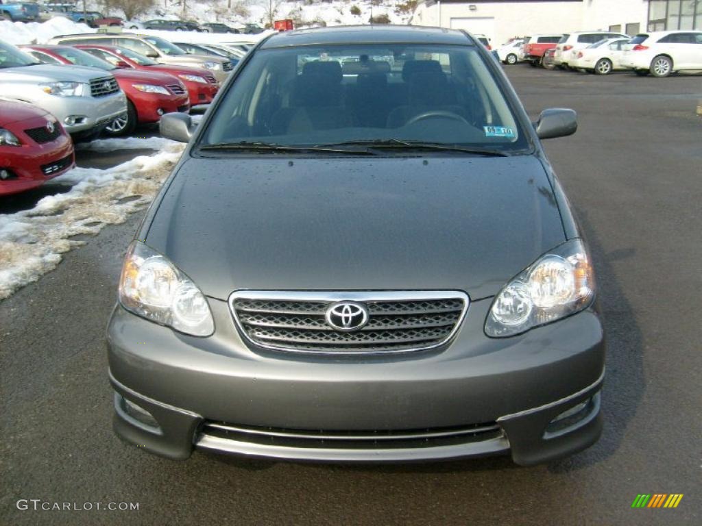 2007 Corolla S - Phantom Gray Pearl / Dark Charcoal photo #2