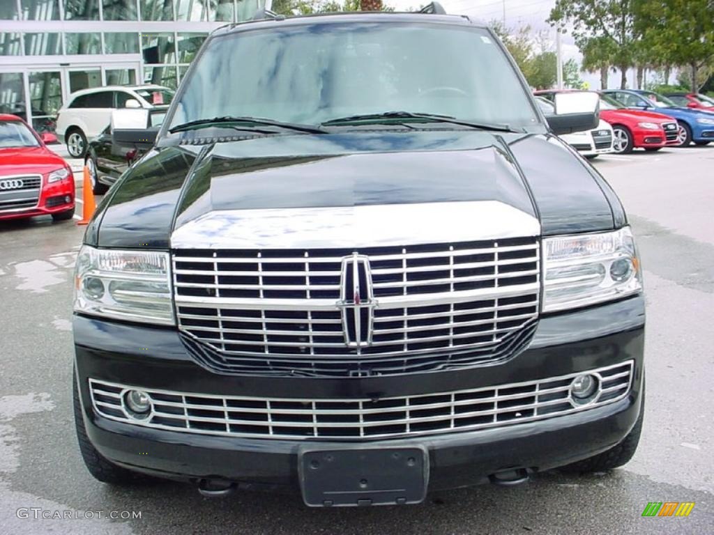 2007 Navigator Ultimate - Black / Charcoal/Caramel photo #10