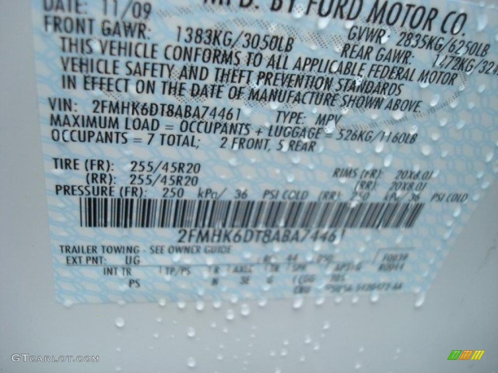 2010 Flex Limited EcoBoost AWD - White Platinum Tri-Coat Metallic / Medium Light Stone photo #19