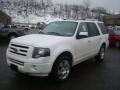 2010 White Platinum Tri-Coat Metallic Ford Expedition Limited 4x4  photo #11