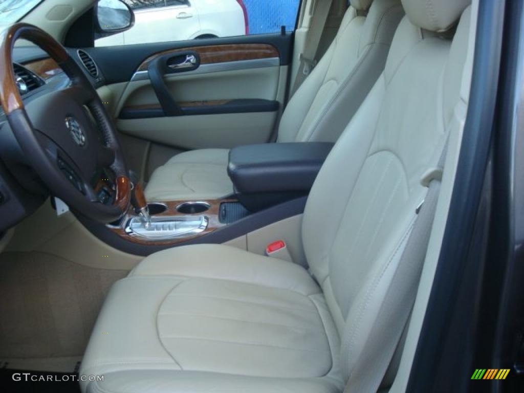 2008 Enclave CXL AWD - Cocoa Metallic / Cashmere/Cocoa photo #10