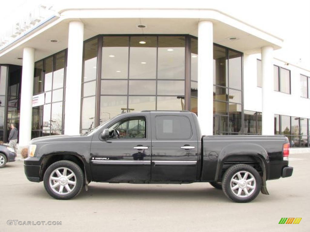 2008 Sierra 1500 Denali Crew Cab AWD - Onyx Black / Ebony photo #1