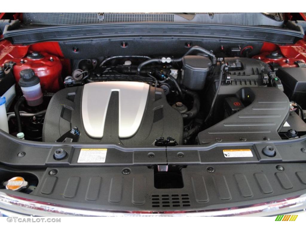 2011 Sorento EX V6 AWD - Spicy Red / Beige photo #24