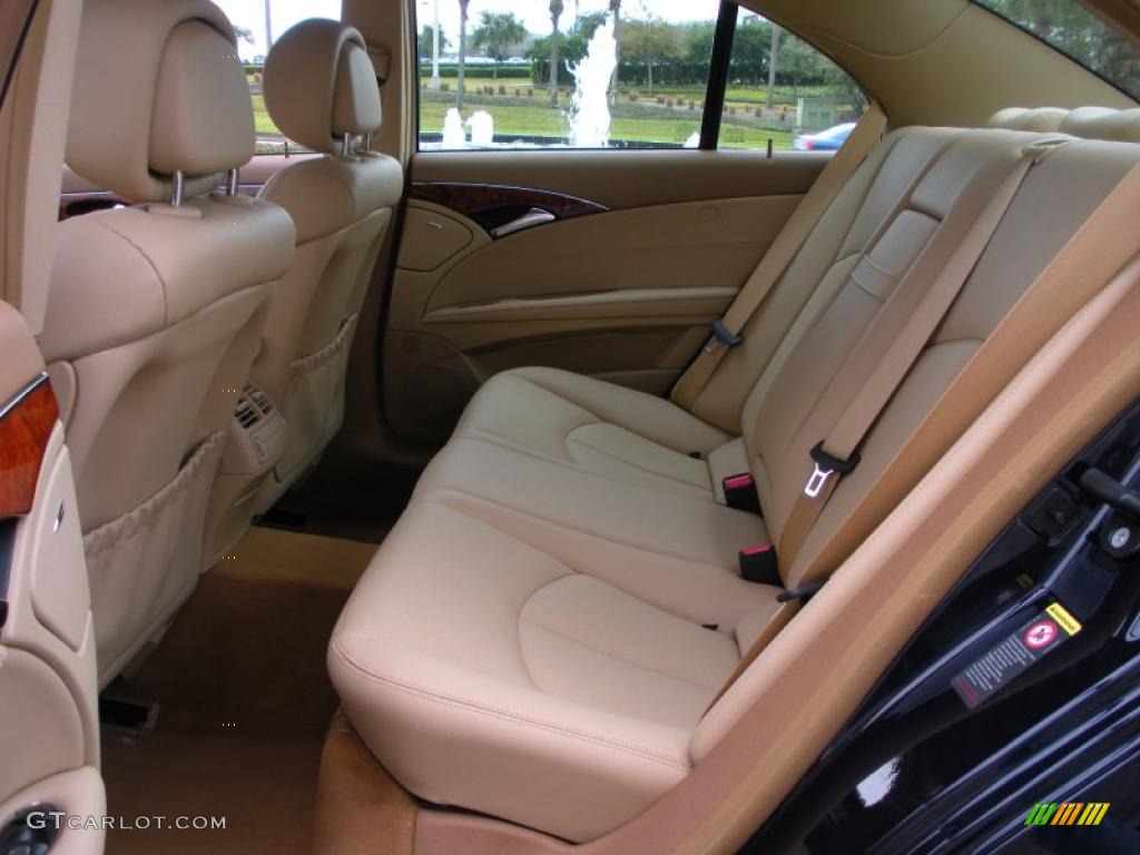 2008 E 350 Sedan - Capri Blue Metallic / Cashmere photo #13