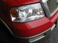 2004 Bright Red Ford F150 Lariat SuperCab  photo #4