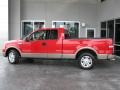 2004 Bright Red Ford F150 Lariat SuperCab  photo #5
