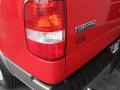 2004 Bright Red Ford F150 Lariat SuperCab  photo #7