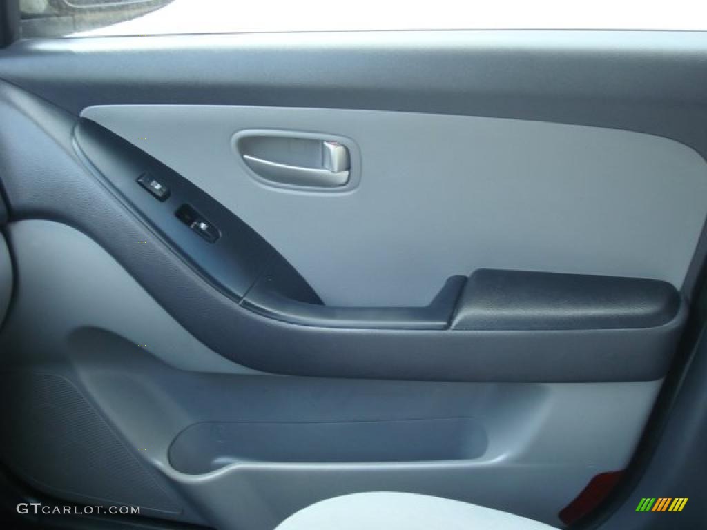 2009 Elantra GLS Sedan - Black Pearl / Gray photo #17