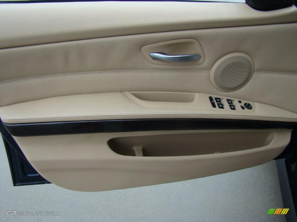 2007 3 Series 328xi Sedan - Monaco Blue Metallic / Beige photo #7