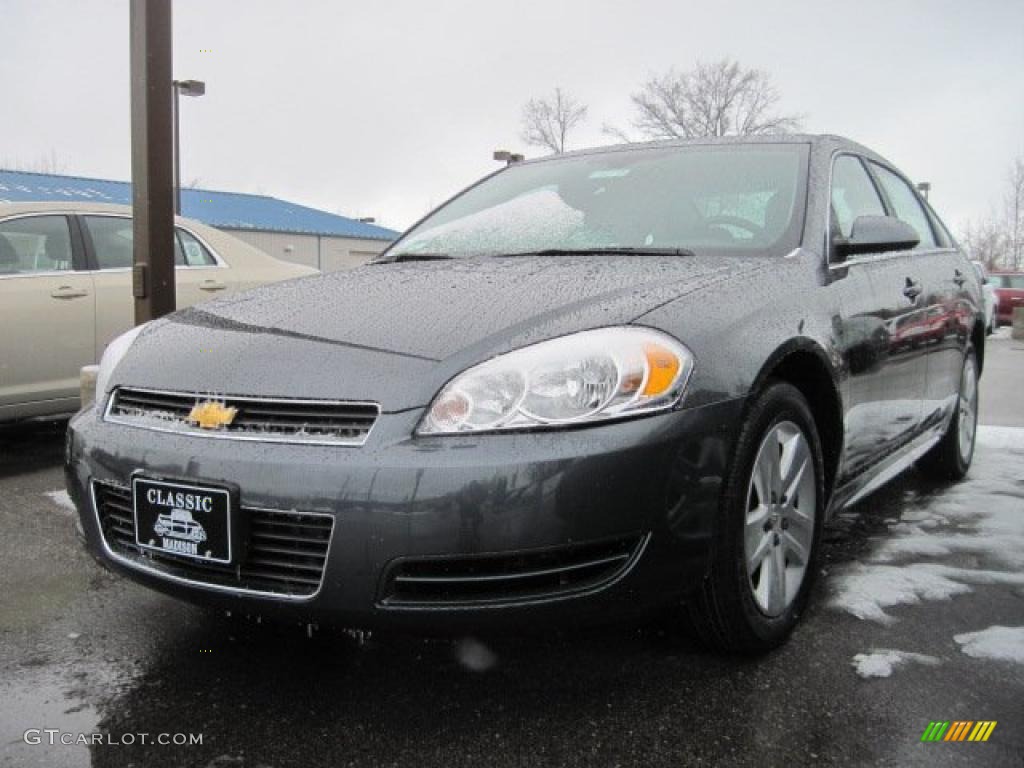 2010 Impala LS - Cyber Gray Metallic / Ebony photo #1