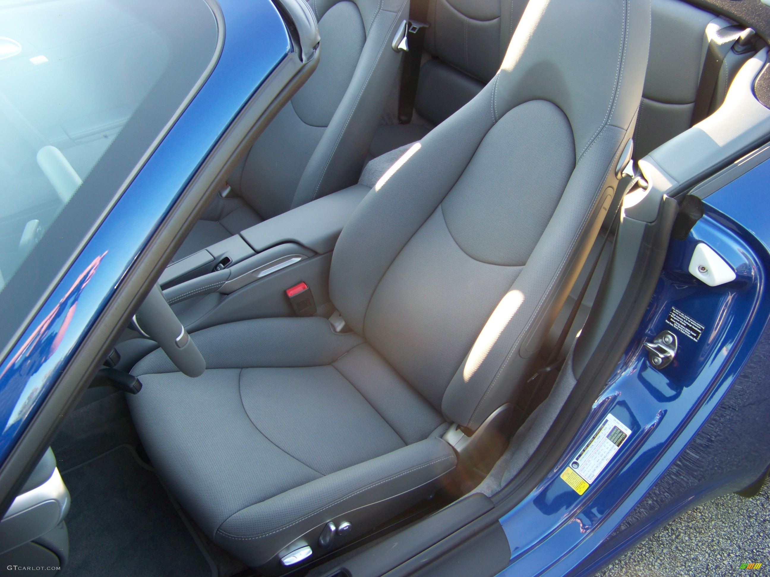 2009 911 Carrera S Cabriolet - Aqua Blue Metallic / Stone Grey photo #12