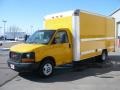 Yellow - Savana Cutaway 3500 Commercial Cargo Van Photo No. 3