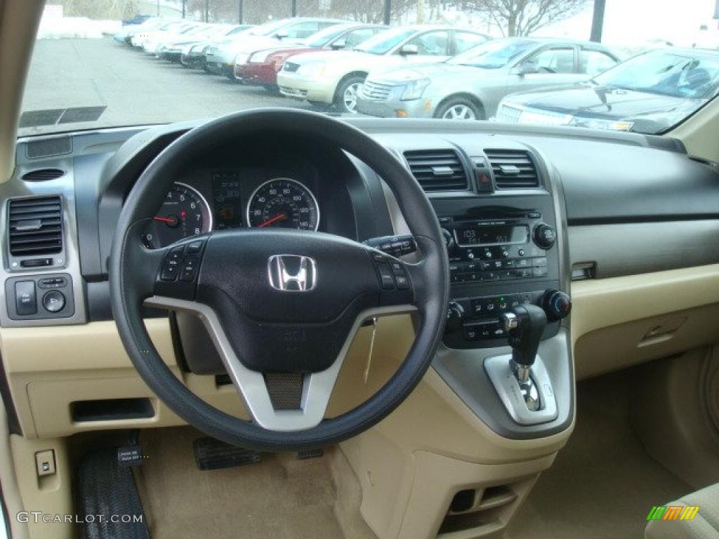 2008 CR-V EX 4WD - Borrego Beige Metallic / Ivory photo #10