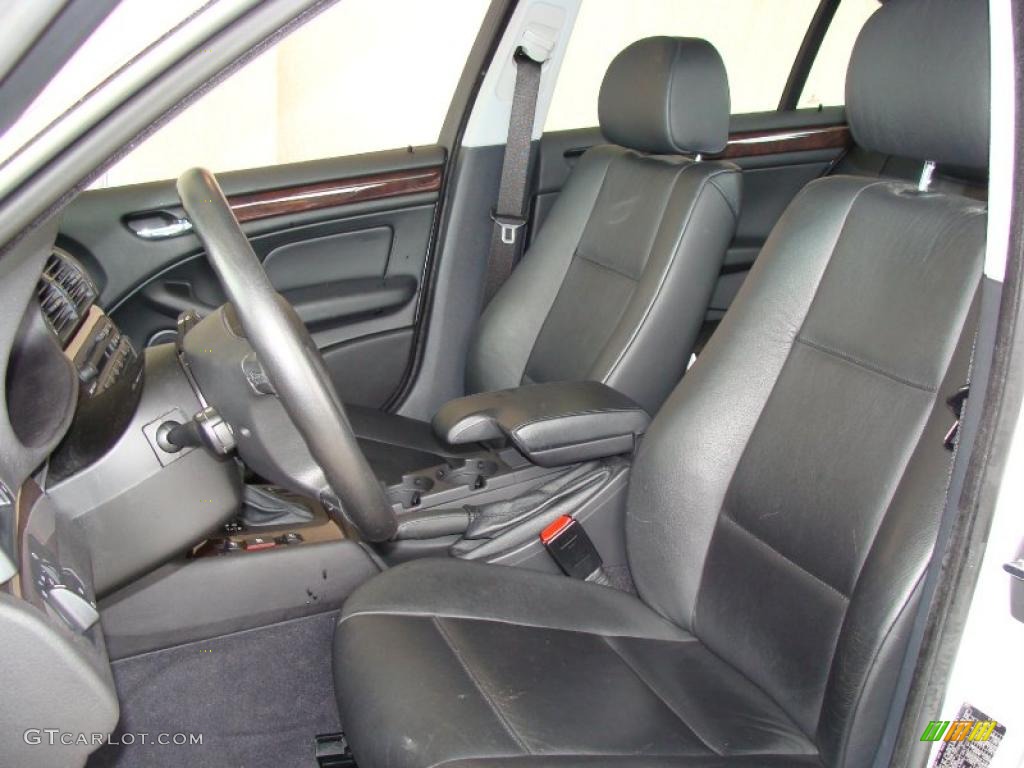 2002 3 Series 330xi Sedan - Titanium Silver Metallic / Black photo #10