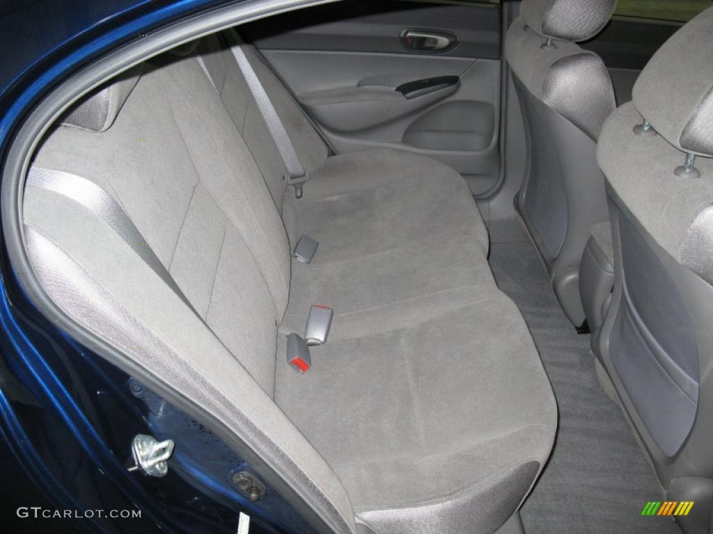 2007 Civic LX Sedan - Royal Blue Pearl / Gray photo #21