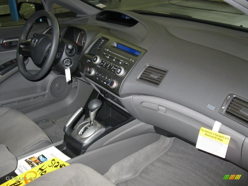 2007 Civic LX Sedan - Royal Blue Pearl / Gray photo #24
