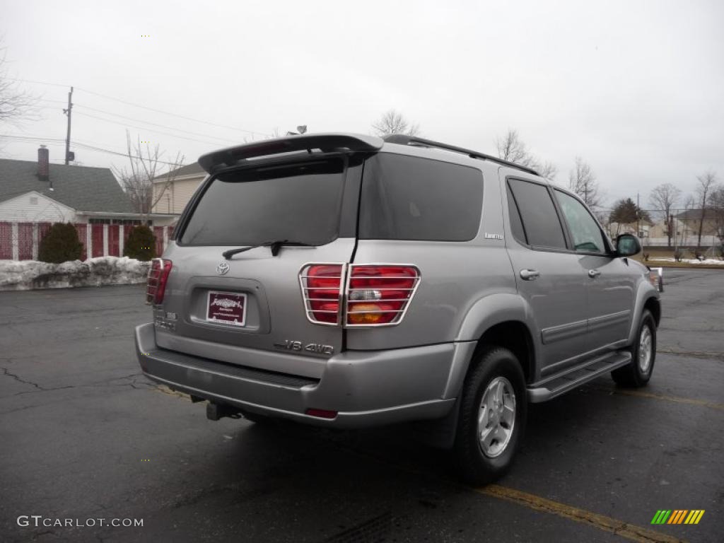 2002 Sequoia Limited 4WD - Silver Sky Metallic / Charcoal photo #3