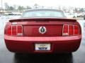 2007 Redfire Metallic Ford Mustang V6 Premium Convertible  photo #6