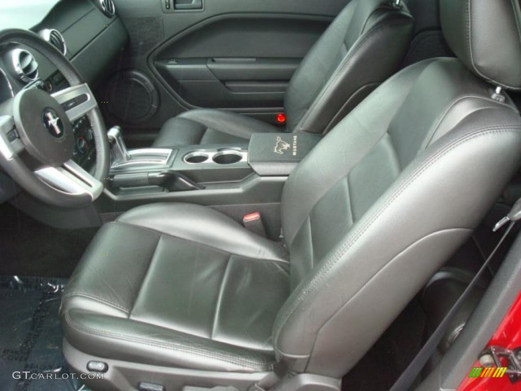 2007 Mustang V6 Premium Convertible - Redfire Metallic / Medium Parchment photo #12