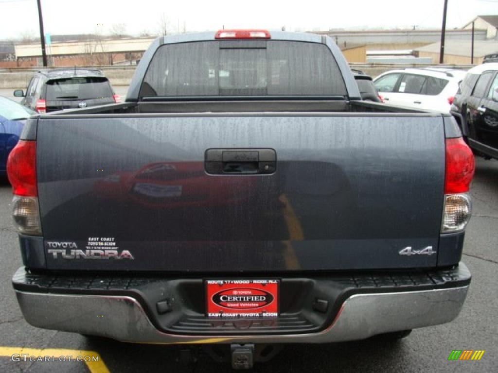 2008 Tundra SR5 Double Cab 4x4 - Slate Gray Metallic / Black photo #4