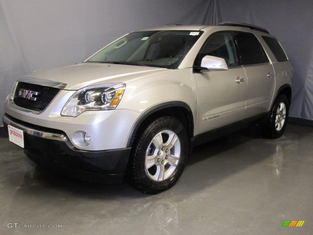 2007 Acadia SLT AWD - Liquid Silver Metallic / Ebony photo #1