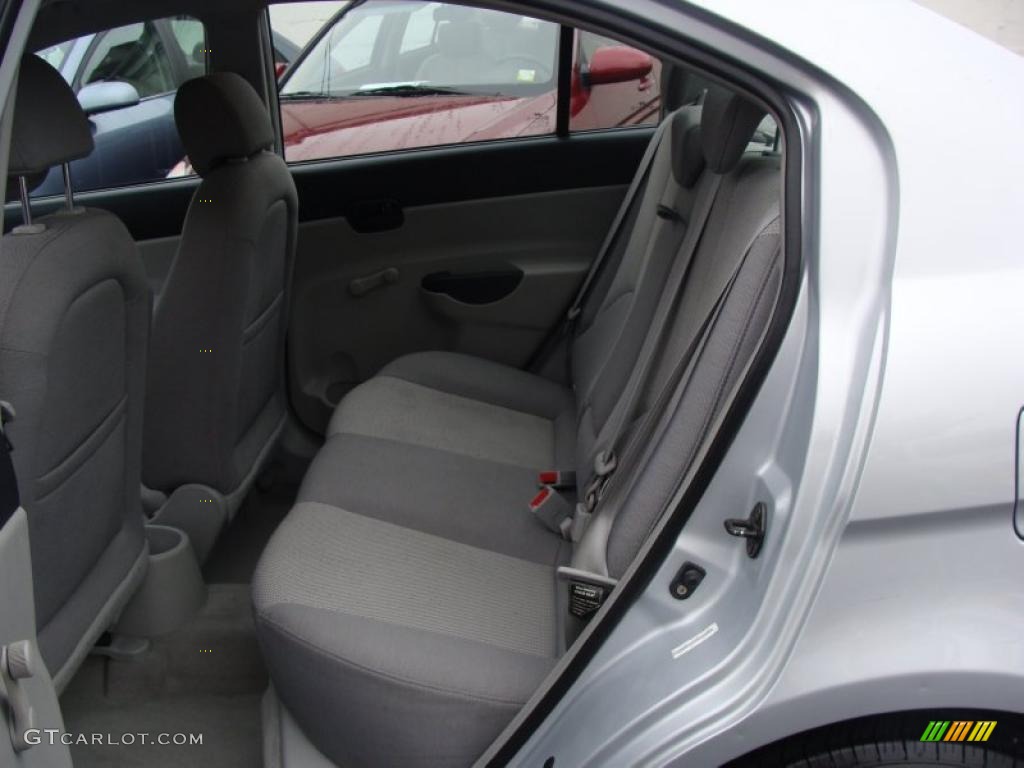 2006 Accent GLS Sedan - Charcoal Gray / Gray photo #15