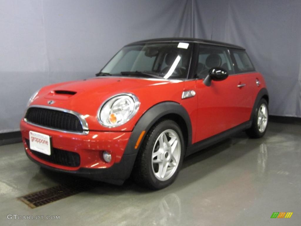 2007 Cooper S Hardtop - Chili Red / Lounge Carbon Black photo #1