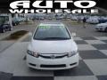 2009 Taffeta White Honda Civic EX Sedan  photo #2