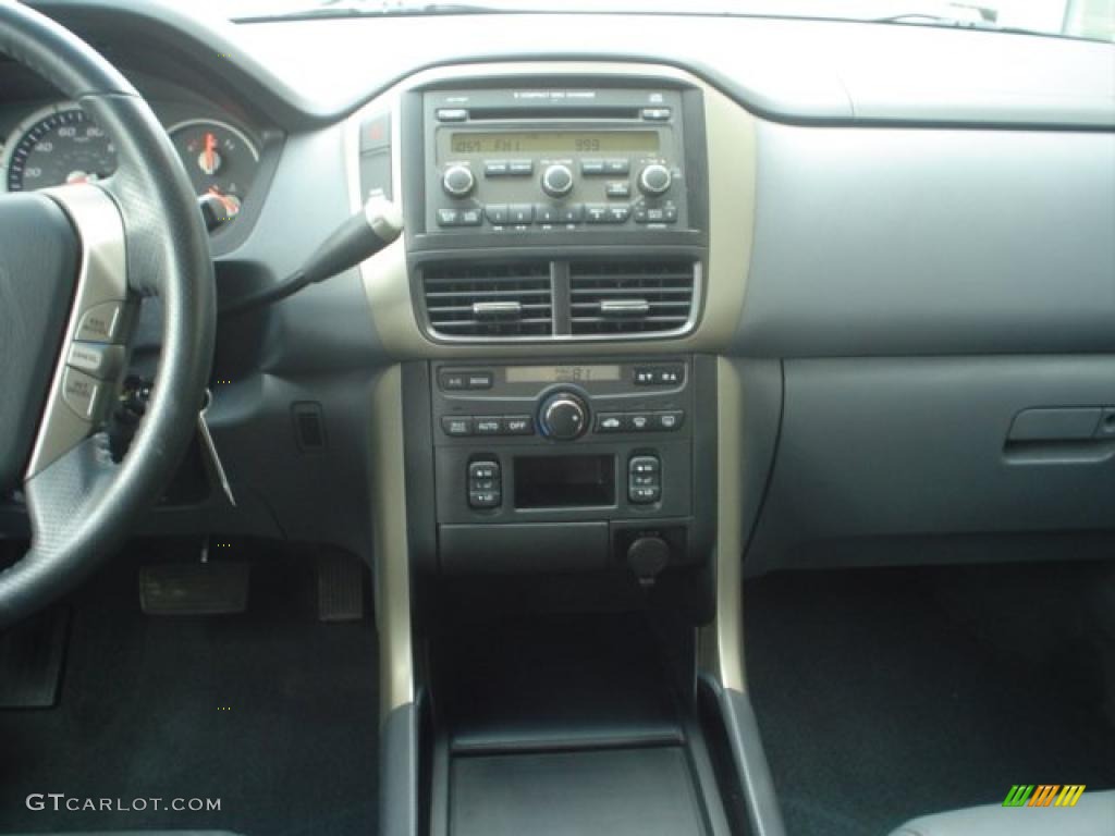 2008 Pilot EX-L - Steel Blue Metallic / Gray photo #8