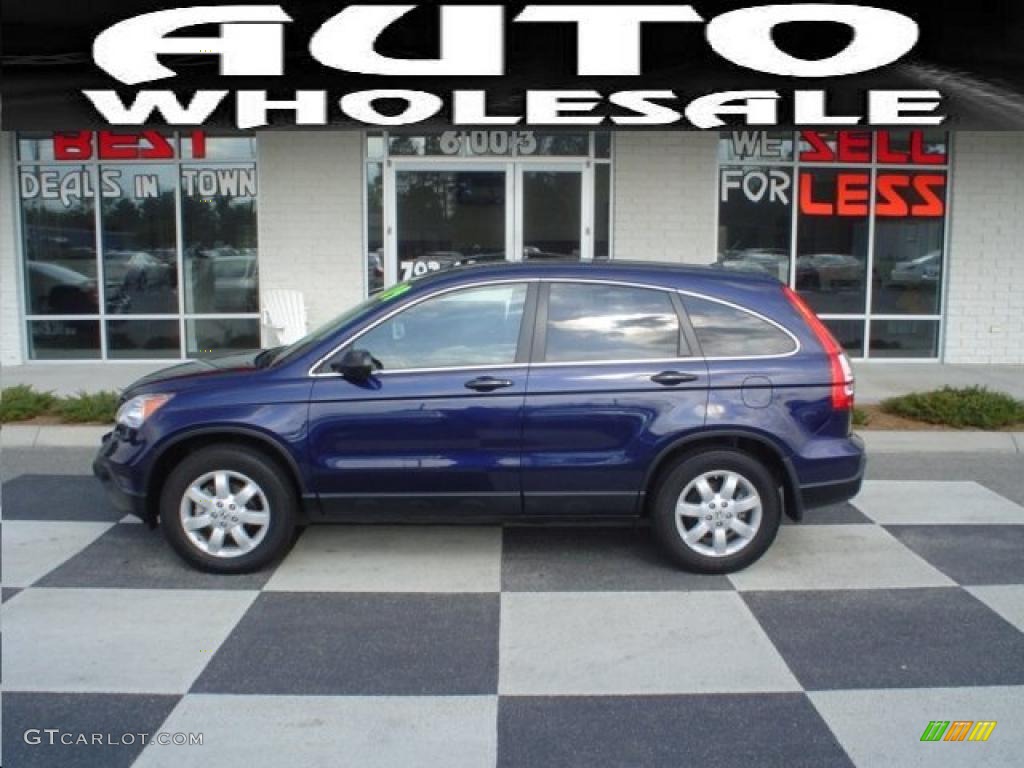 2009 CR-V EX 4WD - Royal Blue Pearl / Black photo #1