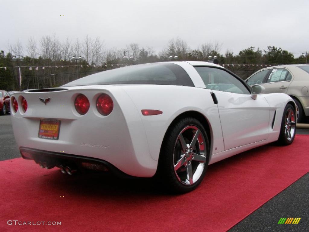 2006 Corvette Coupe - Arctic White / Ebony Black photo #6