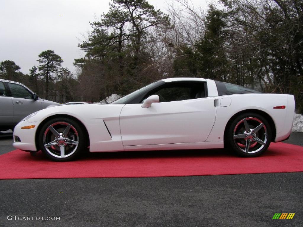 2006 Corvette Coupe - Arctic White / Ebony Black photo #9