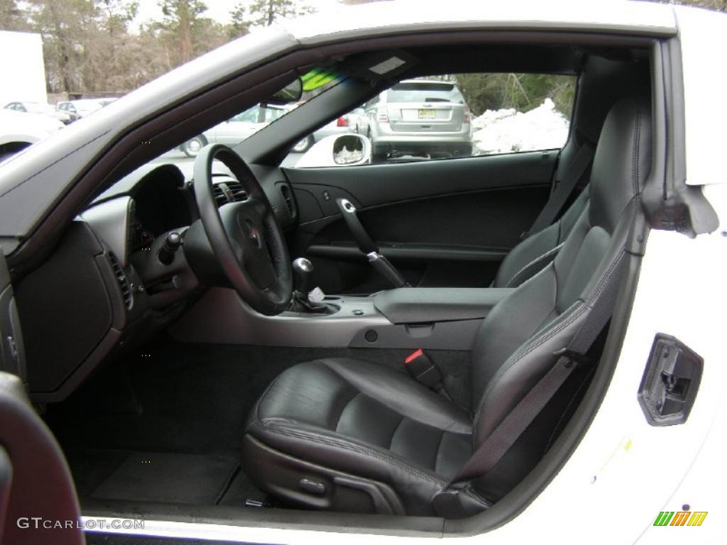 2006 Corvette Coupe - Arctic White / Ebony Black photo #13