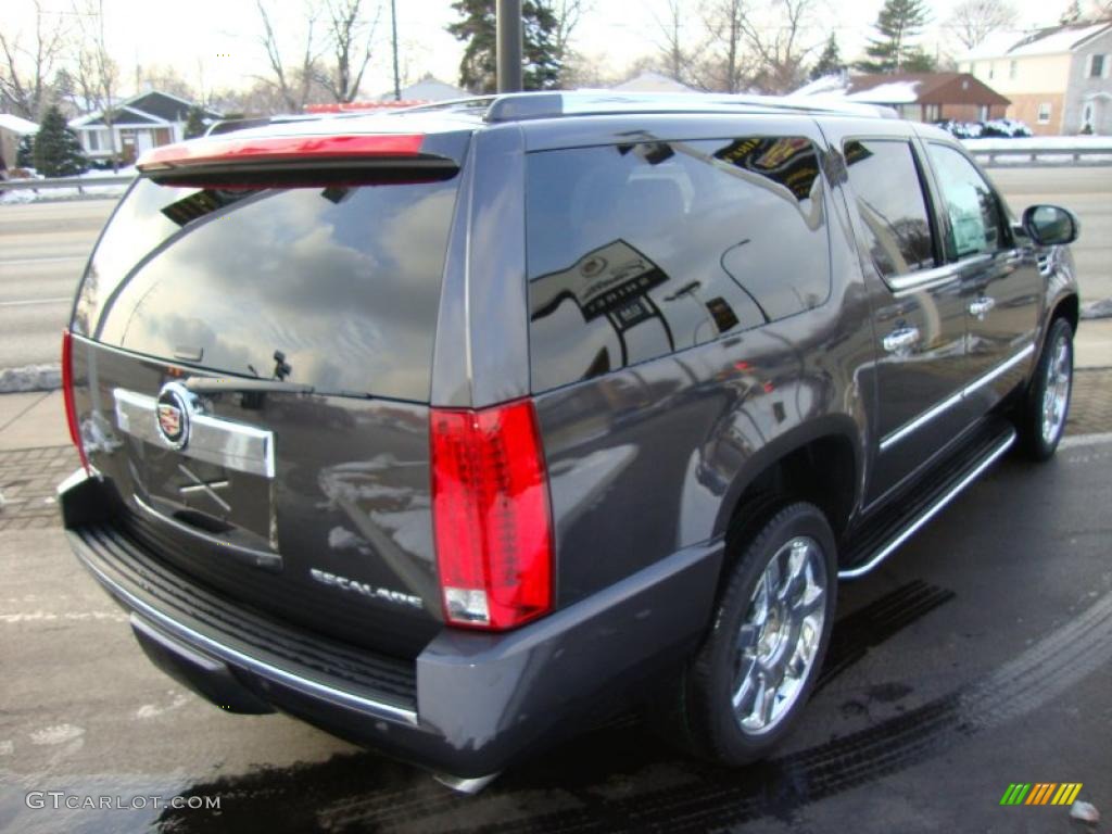 2010 Escalade ESV Luxury AWD - Galaxy Gray / Ebony photo #4