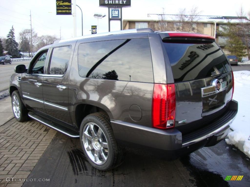 2010 Escalade ESV Luxury AWD - Galaxy Gray / Ebony photo #6