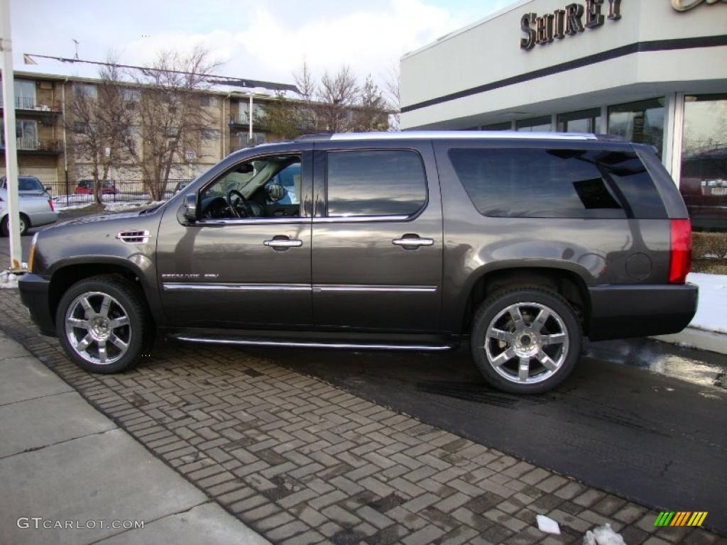 2010 Escalade ESV Luxury AWD - Galaxy Gray / Ebony photo #7