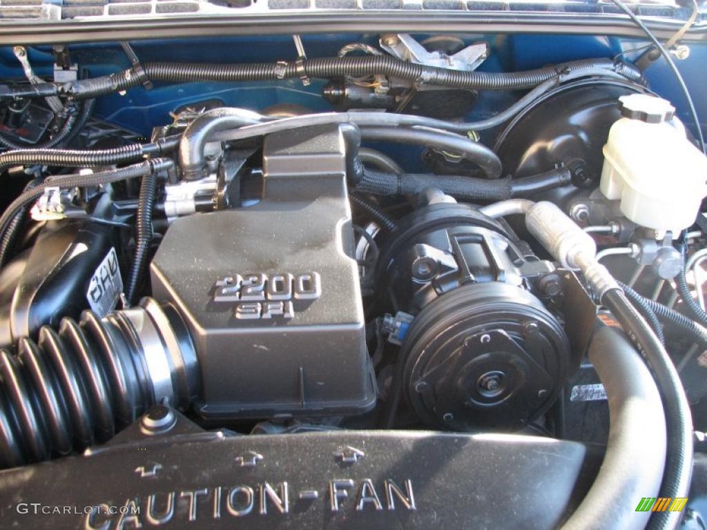 2000 S10 LS Regular Cab - Indigo Blue Metallic / Medium Gray photo #12