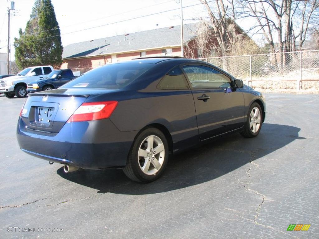 2006 Civic EX Coupe - Royal Blue Pearl / Ivory photo #5