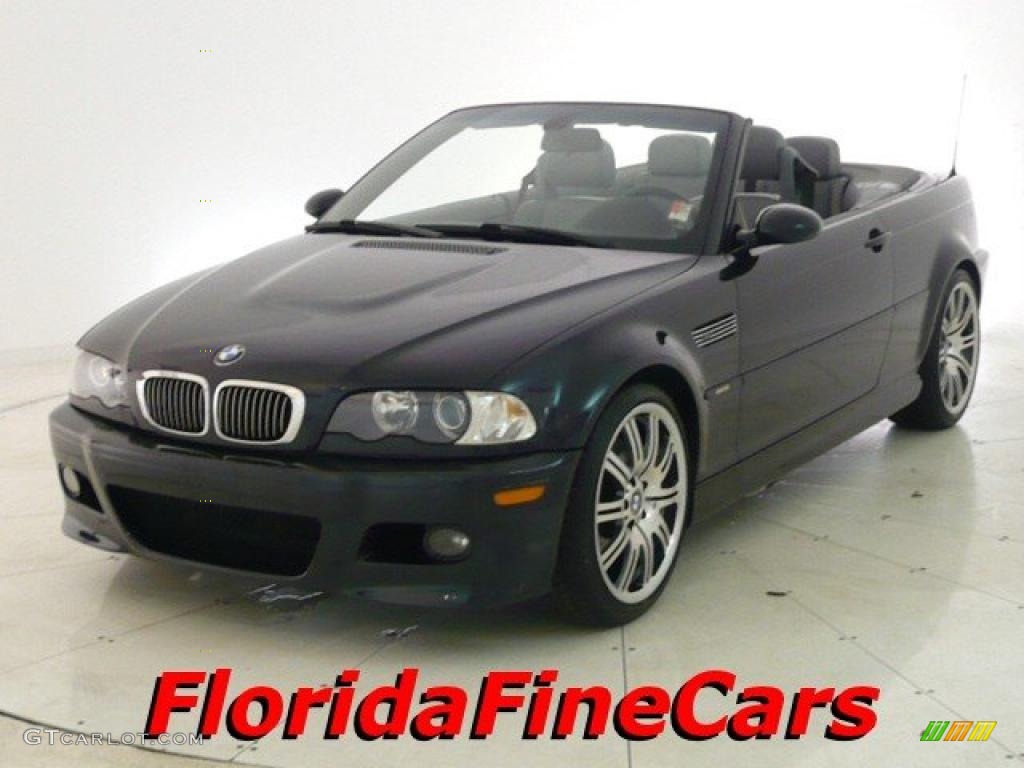 2004 M3 Convertible - Carbon Black Metallic / Grey photo #1