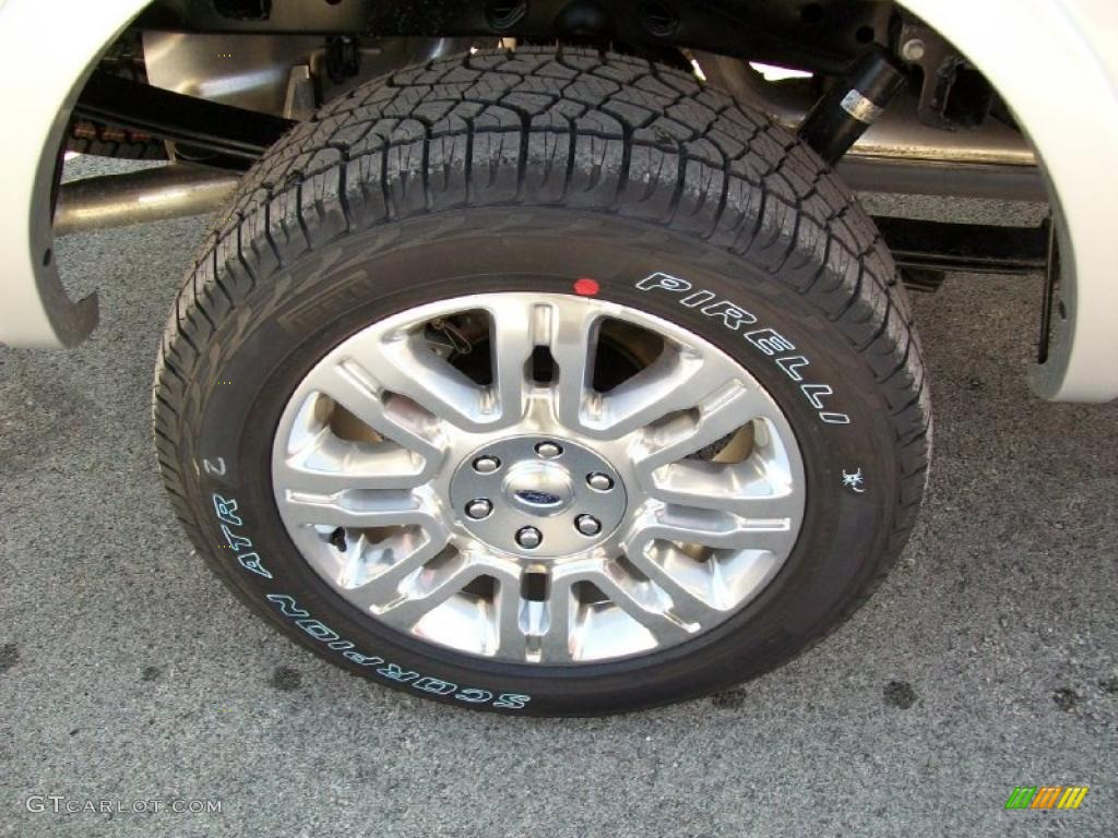 2010 F150 Platinum SuperCrew 4x4 - Ingot Silver Metallic / Tan photo #8