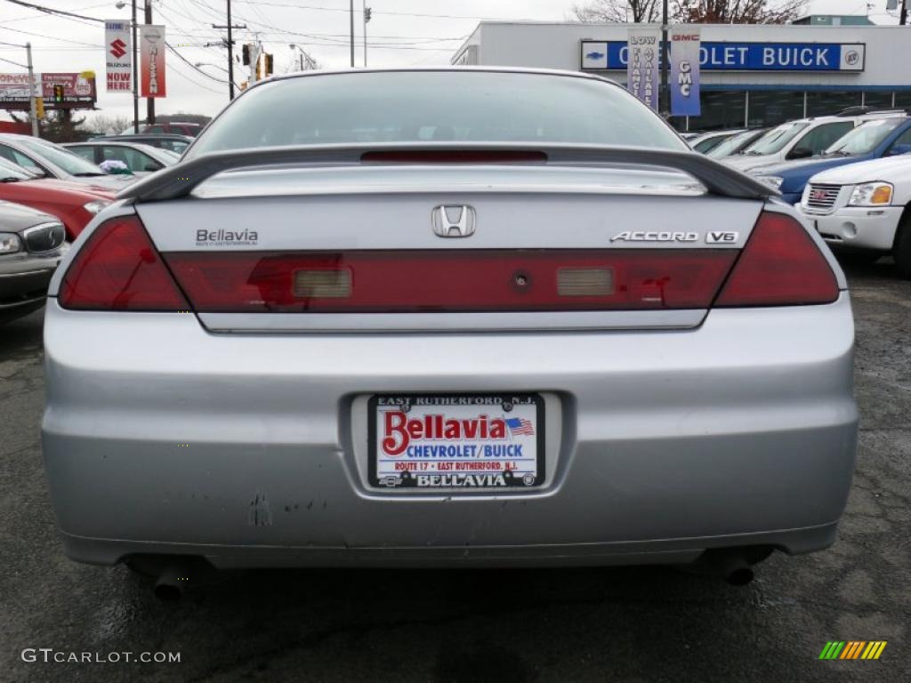 2002 Accord EX V6 Coupe - Satin Silver Metallic / Charcoal photo #5