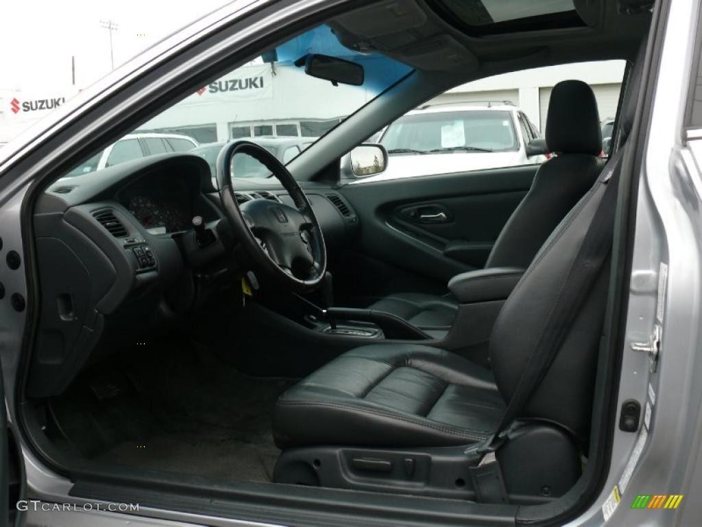 2002 Accord EX V6 Coupe - Satin Silver Metallic / Charcoal photo #7